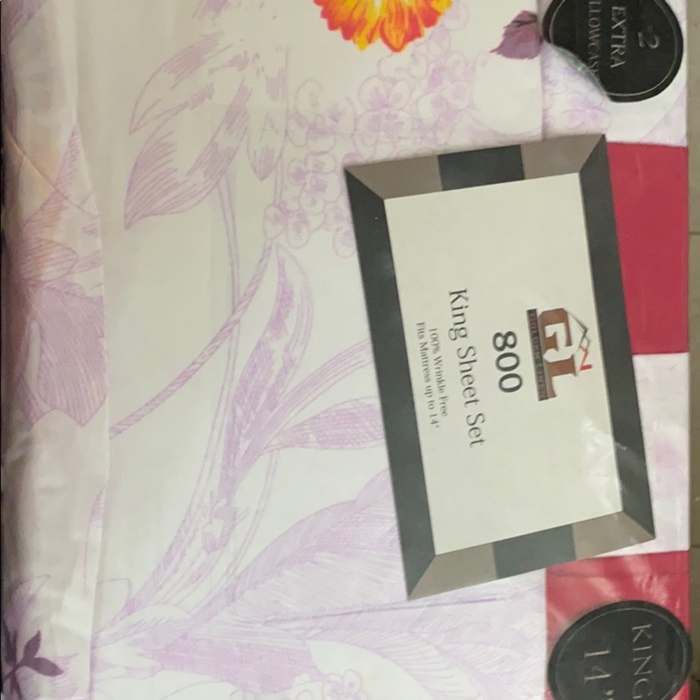 Golden Linen sheet set.